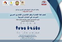 لغة الإشارة وفق القاموس الإشاري العربي